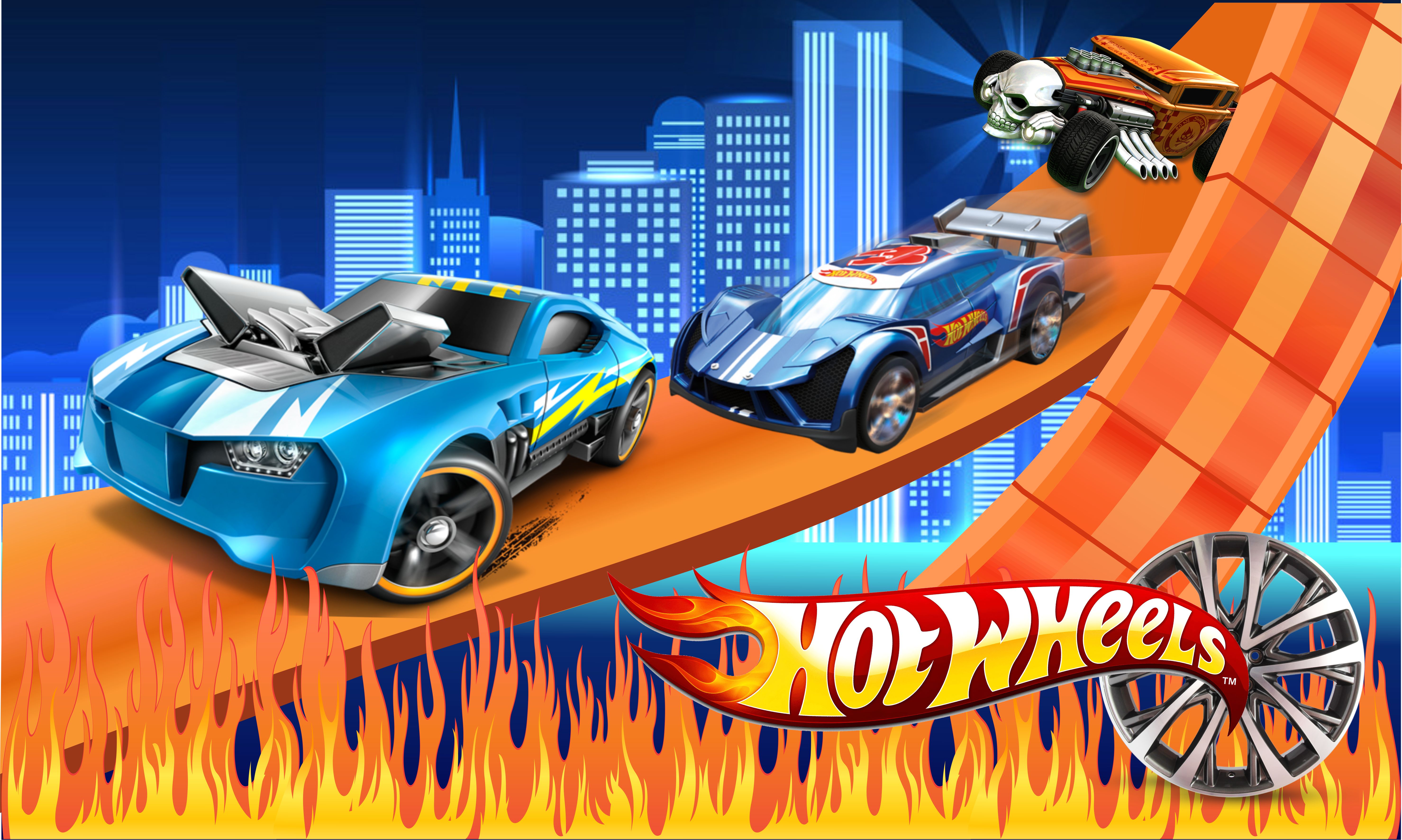 Painel 3mx5m Hot Wheels